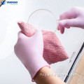 Высокопрочный розовый цвет одноразовый медицинский осмотр перчаток
